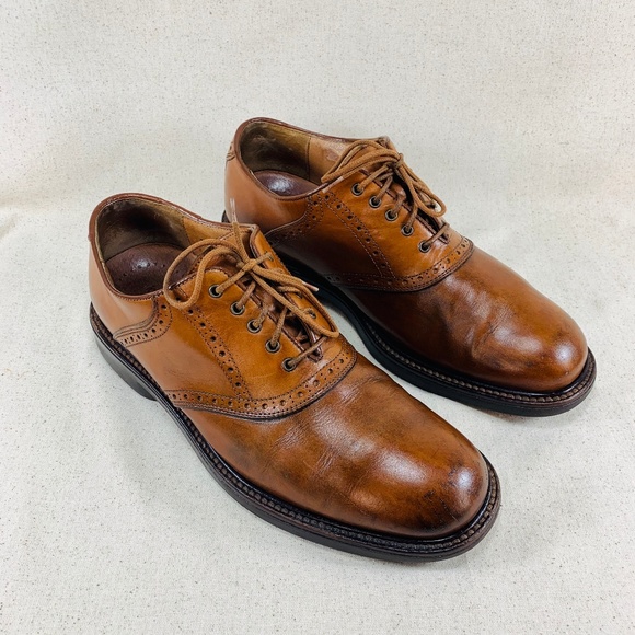 Brown Leather Oxfords Shoes - Men’s 10 main image 5